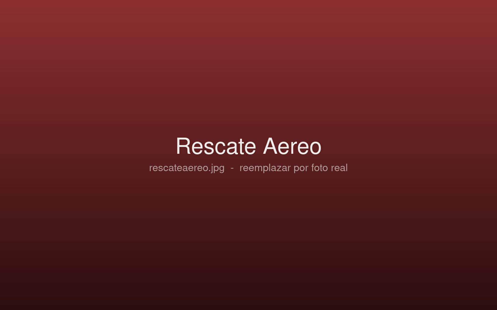 Rescate Aéreo