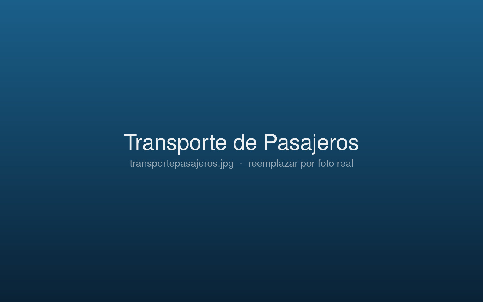 Transporte de Pasajeros